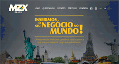 Desktop Screenshot of mzxbrasil.com.br