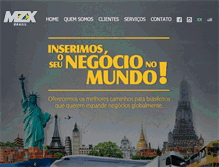 Tablet Screenshot of mzxbrasil.com.br